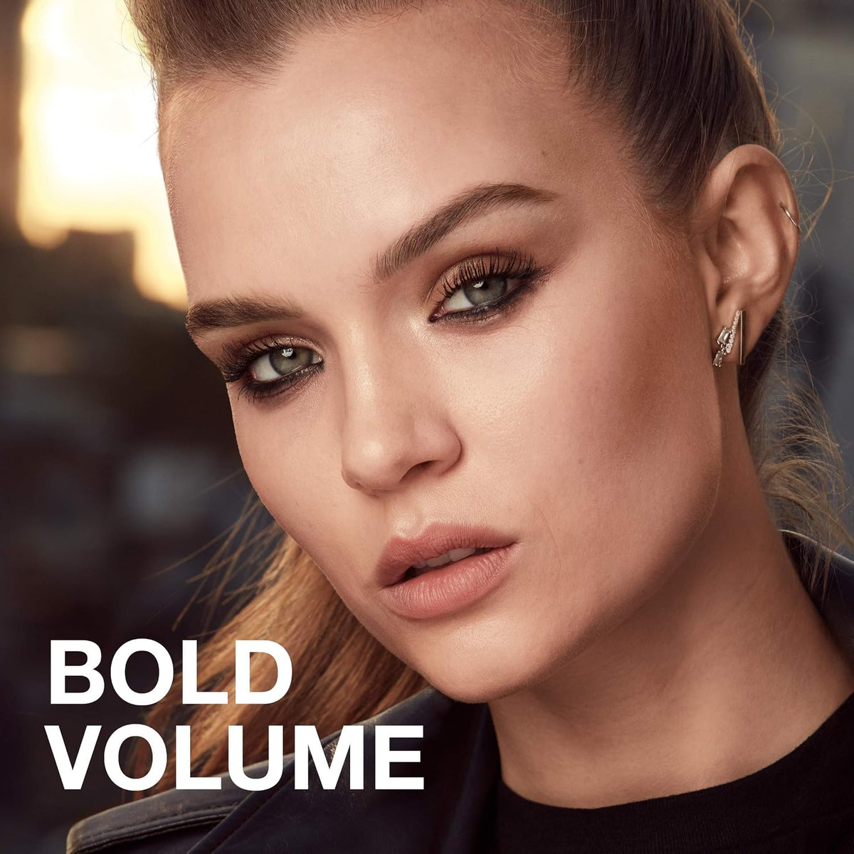 Maybelline Glam Black mascara bottle for dramatic lashes