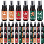 Roshtia Christmas Toilet Spray 36 piece bulk set front view holiday bathroom deodorizer