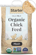 Mile Four Organic Chicken Feed - Starter Chick Mash, Non-GMO, USA Grown, 21% Protein, Corn-Free, Soy-Free, Non-Medicated Chick Feed, 2 lb Sample - Image 10