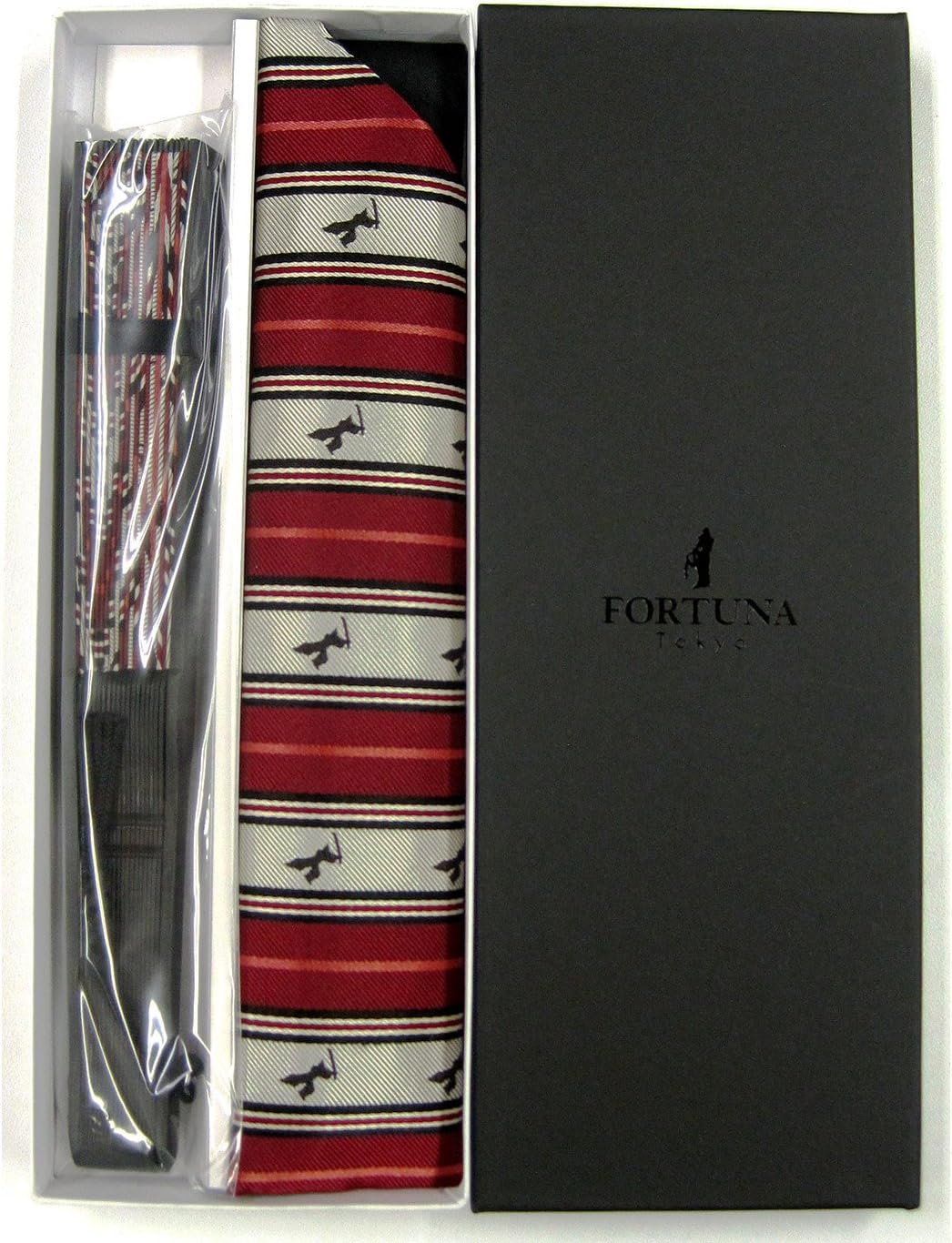 FORTUNA Tokyo branded gift packaging for Japanese folding fan