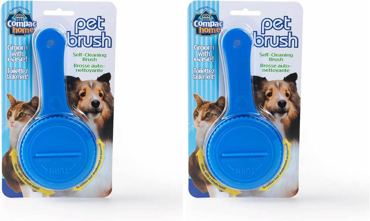 Compac Home pet hair removal brush packaging angle