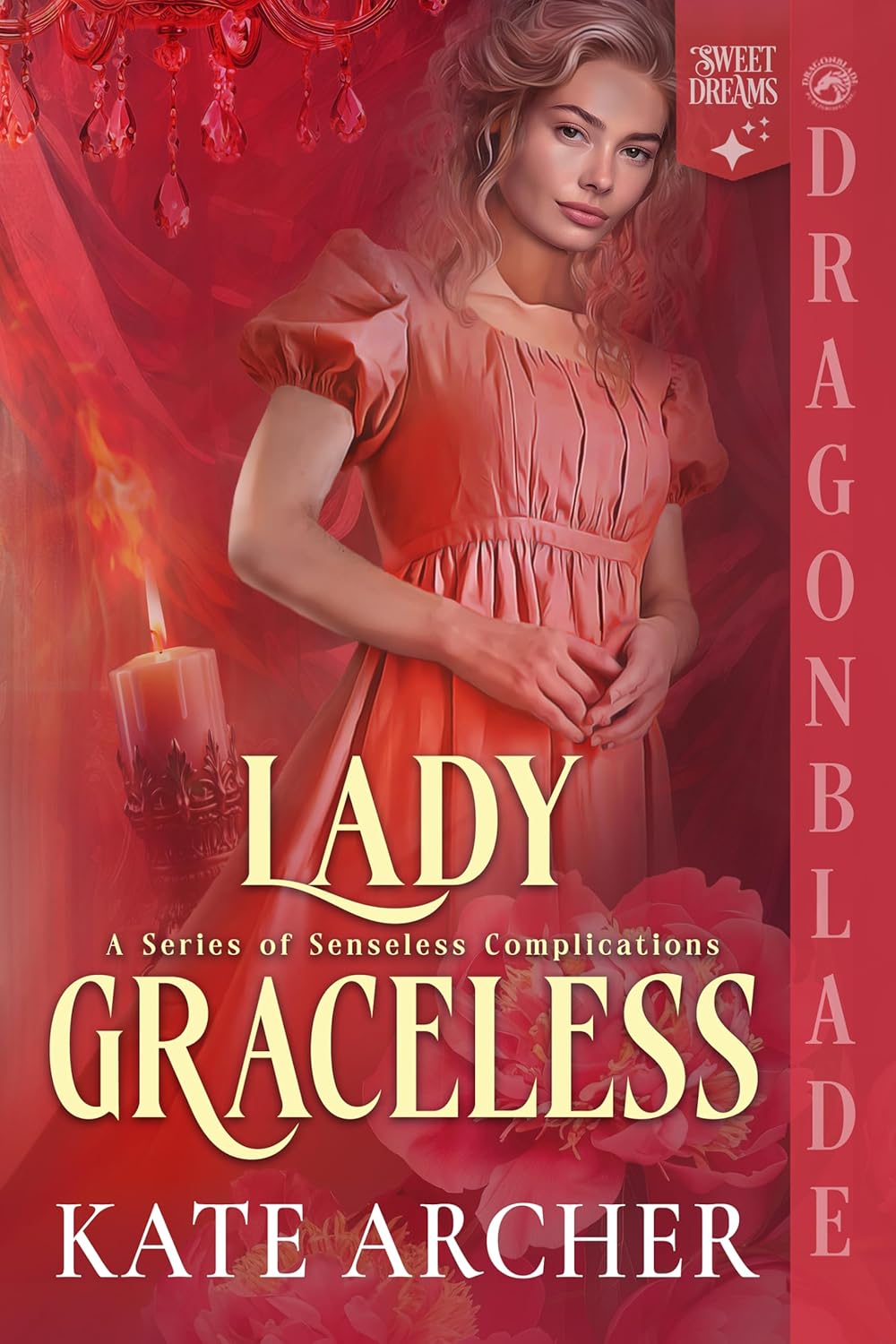 Kate Archer Lady Graceless Regency Historical Romance book cover
