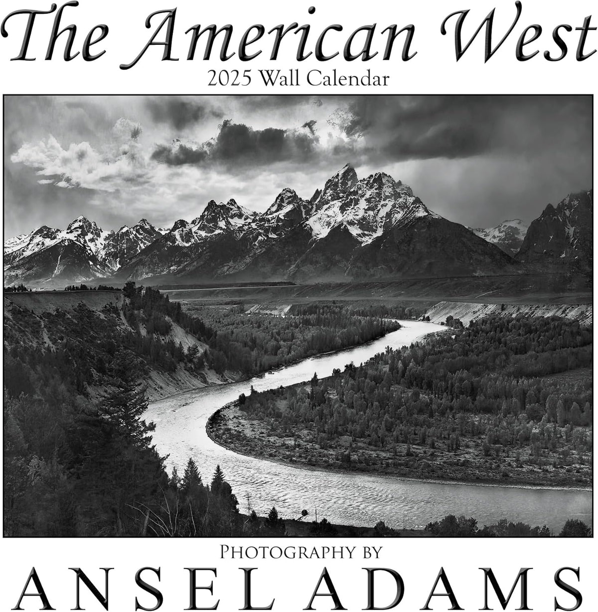 National Parks of the American West 2025 Wall Calendar with Images by Ansel Adams (12"x12") - Image 1