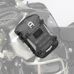 Rhinowalk motorcycle crash bar bag waterproof front view mounted on engine guard