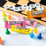 Laffy Taffy assorted mini bars back package details and ingredients