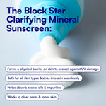 Bliss pore safe formula sunscreen packaging for acne prone skin