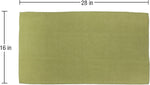 ECP olive microfiber horse towel folded texture detail