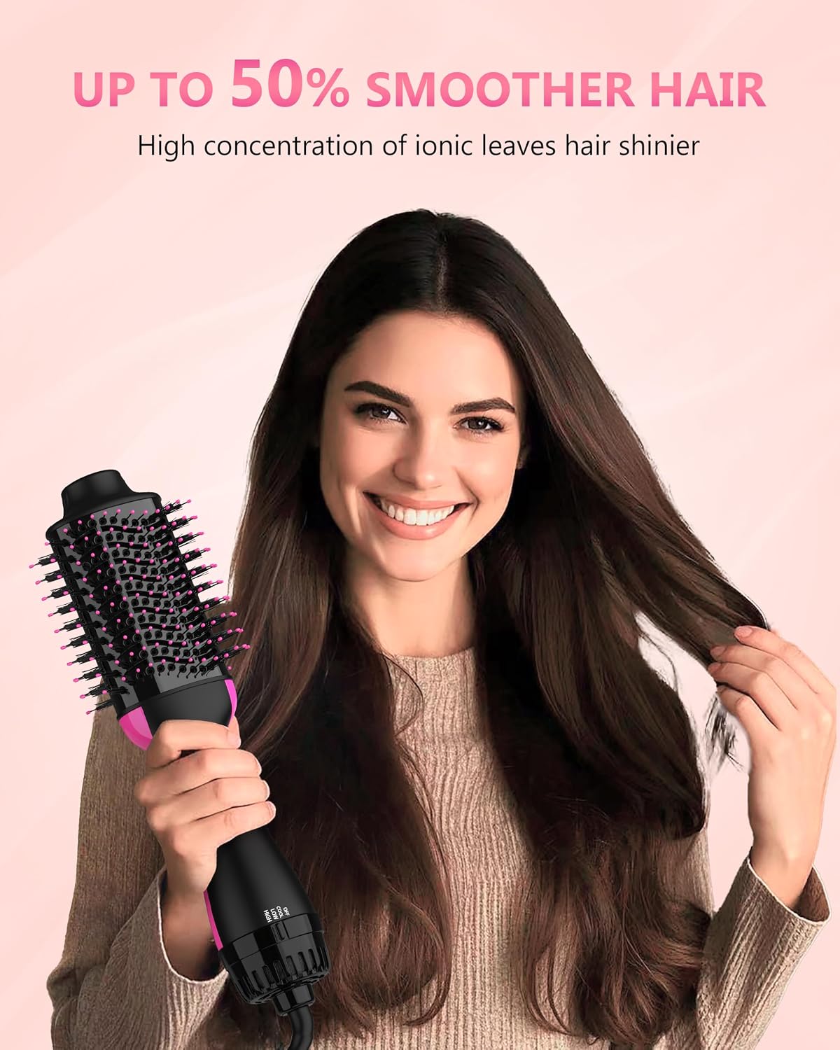 Aopant 4-in-1 styling tool shown during use on hair