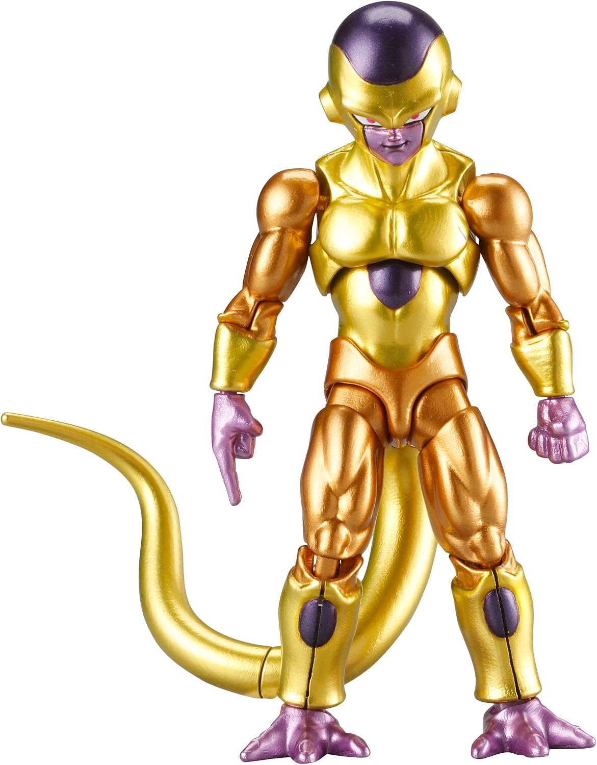 Bandai Namco Dragon Ball Super Golden Frieza Evolve action figure front view collectible