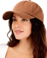 Lvaiz Womens Satin Lined Baseball Cap front view dad hat