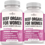 New Age Beef Organ Supplement for Women front view