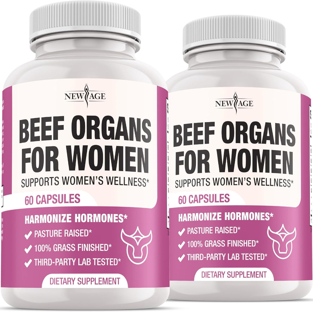 New Age Beef Organ Supplement for Women front view