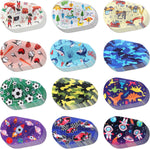 Panitay kids adhesive eye patches front packaging view showing sixty pieces for boys lazy eye care.