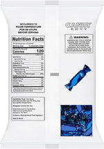 Candy Envy navy blue foil wrapped candy buffet display