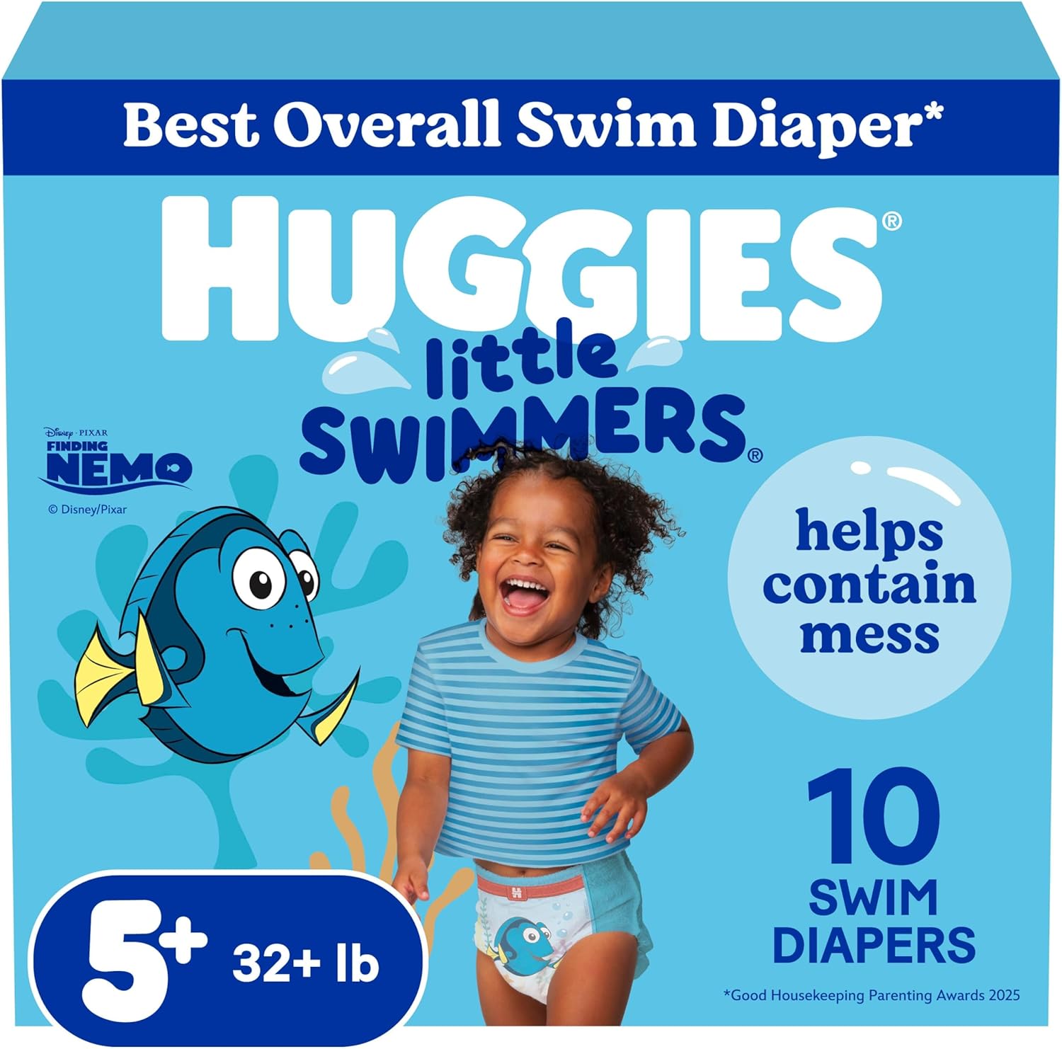 Huggies Little Swimmers Disposable Swim Diapers Large pack front view