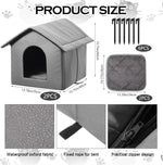 Cinnvoice stray cat house with self heating pad included