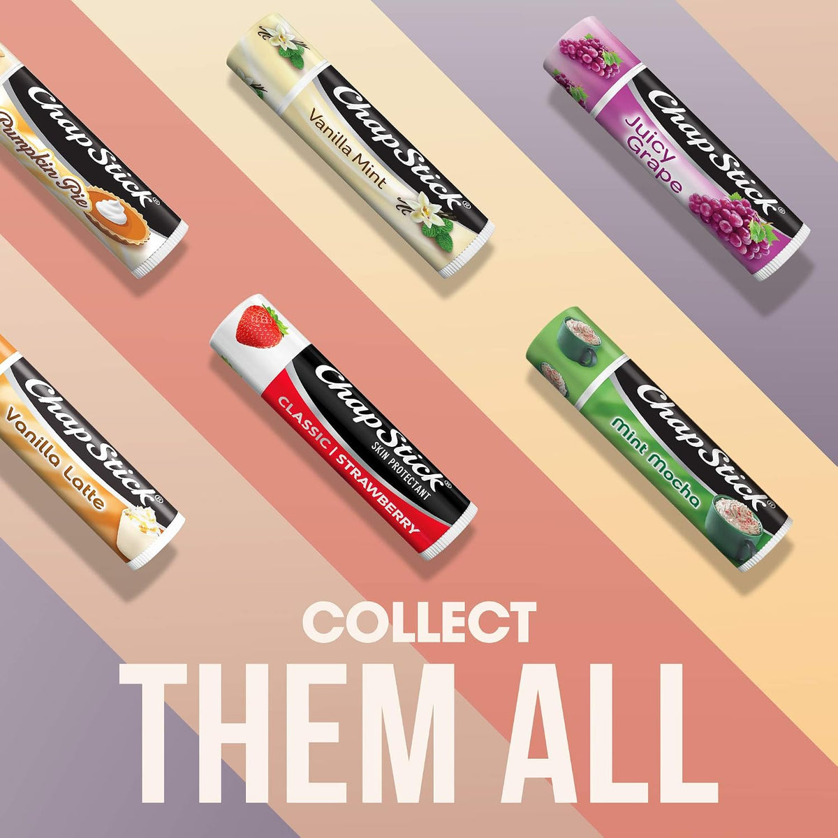 ChapStick lip balm open cap showing texture