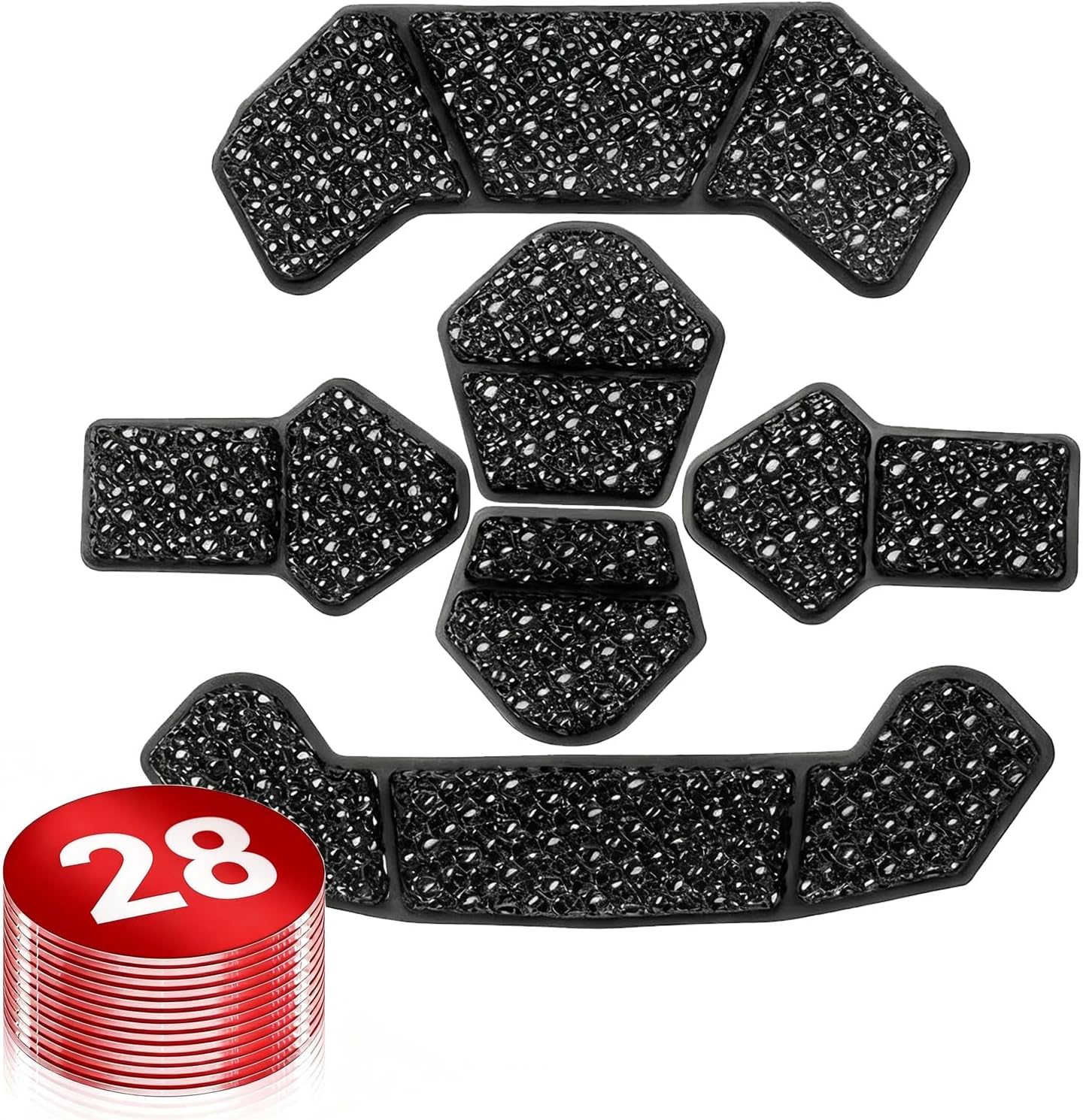 CZMYCBG tactical helmet liner front view showcasing 3D printed honeycomb lattice structure for impact resistance.