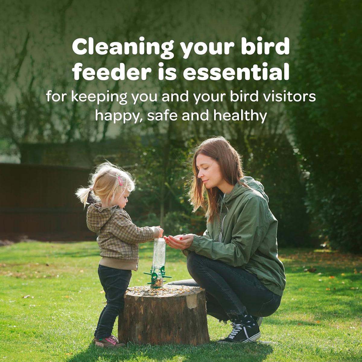 Educational label details on Kaytee All American bird food