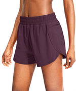 Soothfeel womens running shorts front view athletic wear