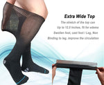 LORVVDE medical walking boot socks displayed with cushioned sole