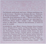 Fresh Rose Face Mask outer box ingredient list and directions