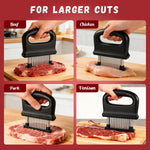 Cookra bonus handheld meat mallet ergonomic handle design