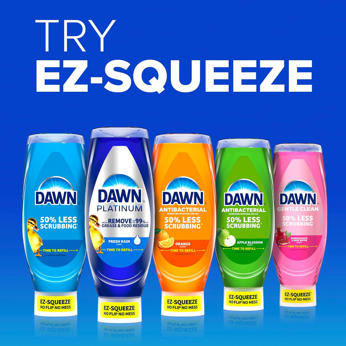 Dawn Ultra concentrated liquid dish soap back label instructions and ingredients