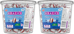 Brach's Bobs Sweet Stripes Soft Peppermint Candy, Individually Wrapped Pieces, 3.9 lb Tub (350 Count) - Image 9