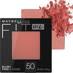 Maybelline Fit Me Mono Blush Wine 50 front view makeup compact