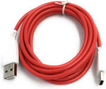 Xcivi 6FT Red USB Charging Data Cable front view showing connector