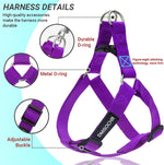 Ipravoci adjustable pet harness showing quick release buckle
