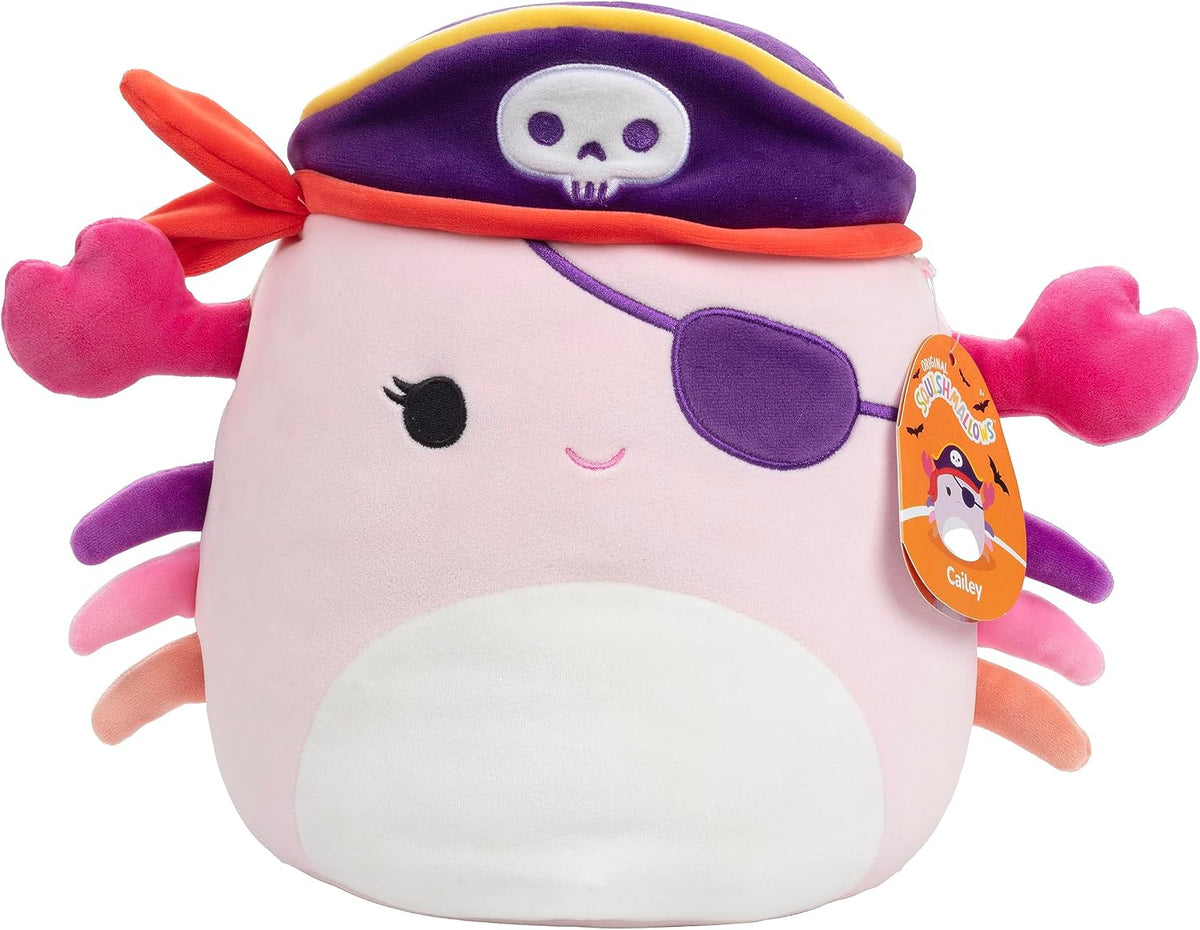 Squishmallows Cailey Pirate Crab front view plush toy