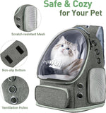 Pawstrip cat backpack carrier open side entry zipper