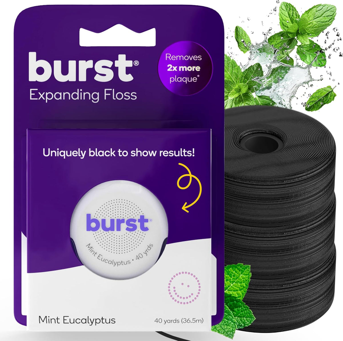 Burst Expanding Dental Floss Kit front view packaging