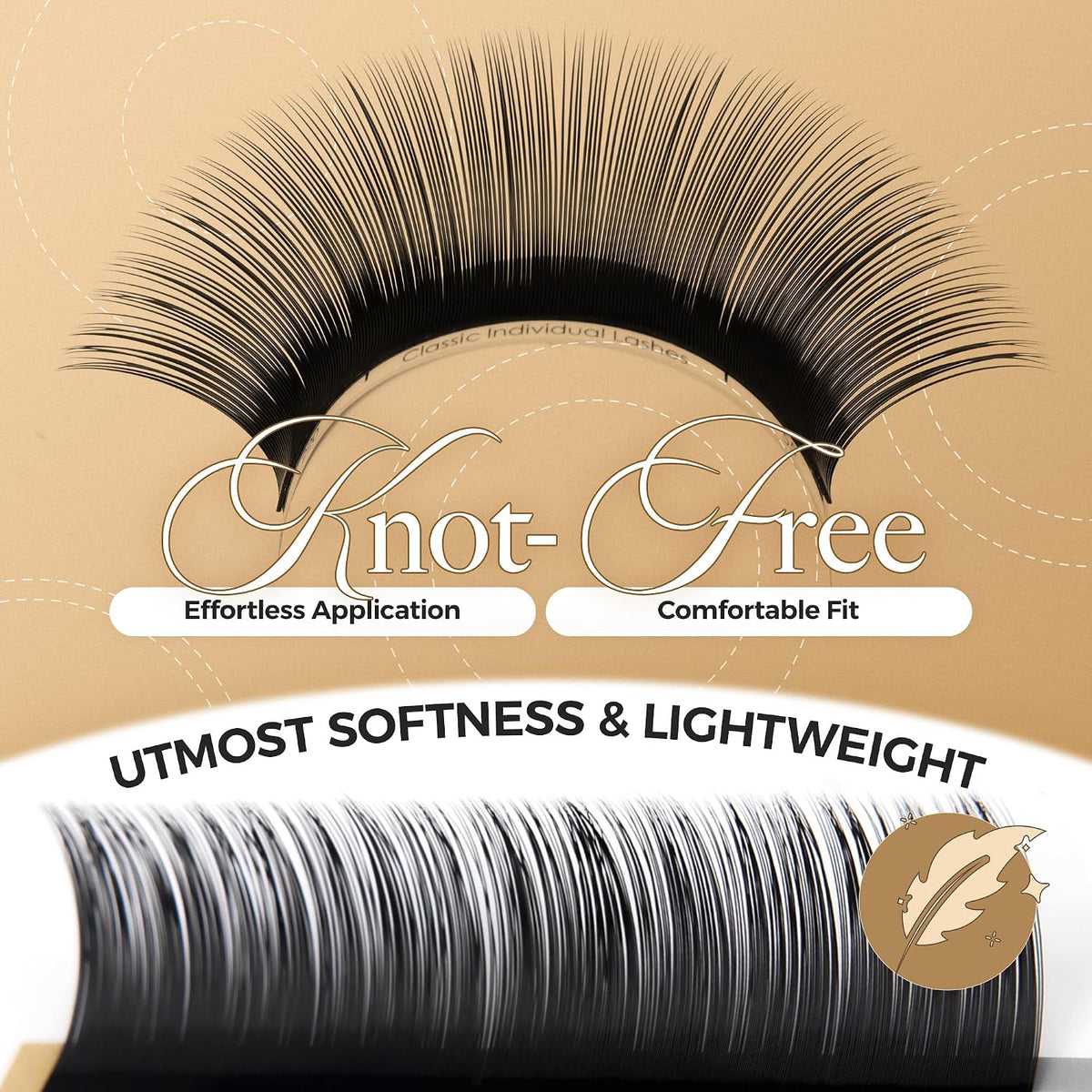 Lashview individual eyelash extensions close up detail