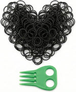 Partrade horse mane braiding and banding kit front view