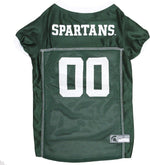 Breathable poly-mesh fabric close-up of dog sports jersey