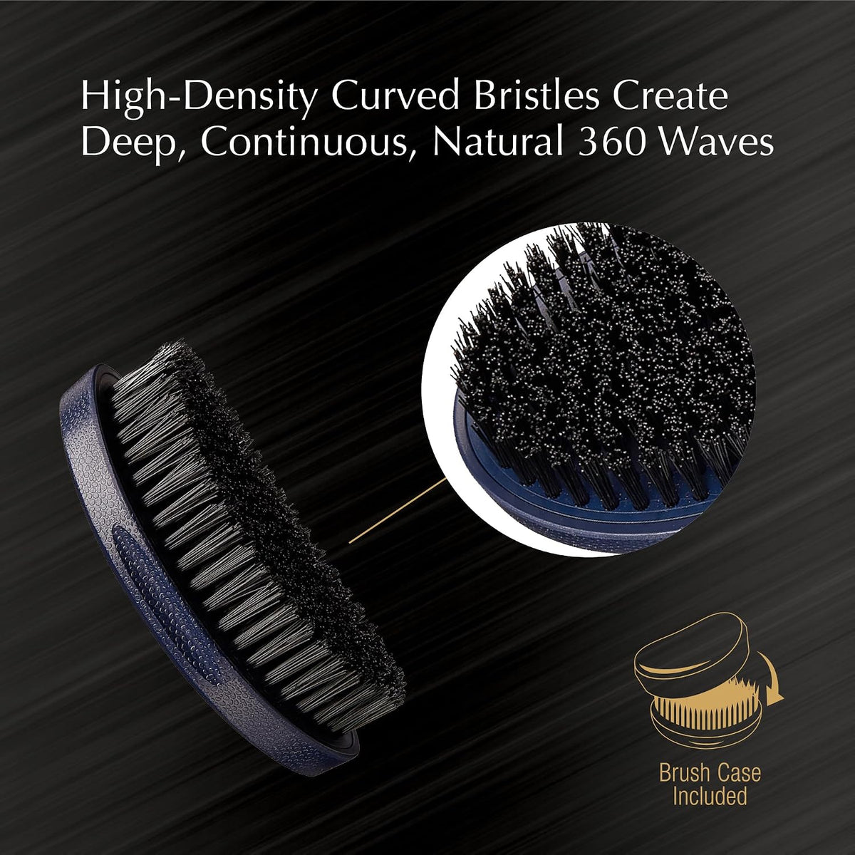 Red by Kiss hard bristle wave brush close up