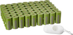 Thick premium leak proof material of the green dog disposal bag showing zero leakage