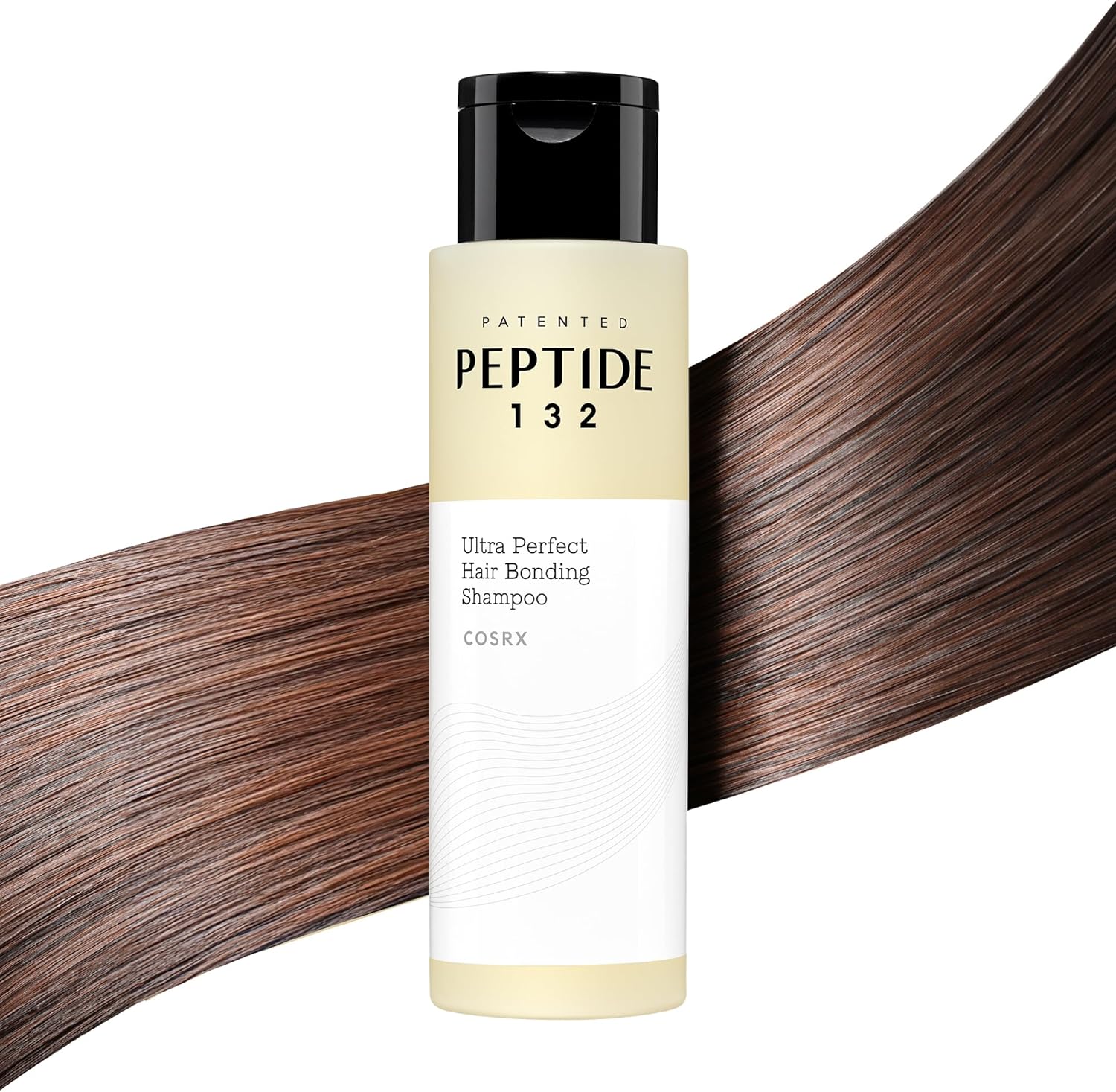 COSRX PEPTIDE 132 Hair Bonding Shampoo front view bottle for bond repair
