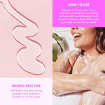 Kopari gluten free cruelty free body shower gel container back view