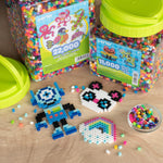 Reusable ironing paper included with Perler bead set