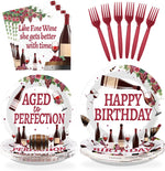 Jollyboom Like Fine Wine party supply set front view