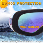Rngeo youth ski goggles highlighting top air ventilation ports