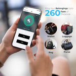 Trakcell wallet tracker card side profile slim design