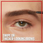 Maybelline brow gel packaging details and shade name