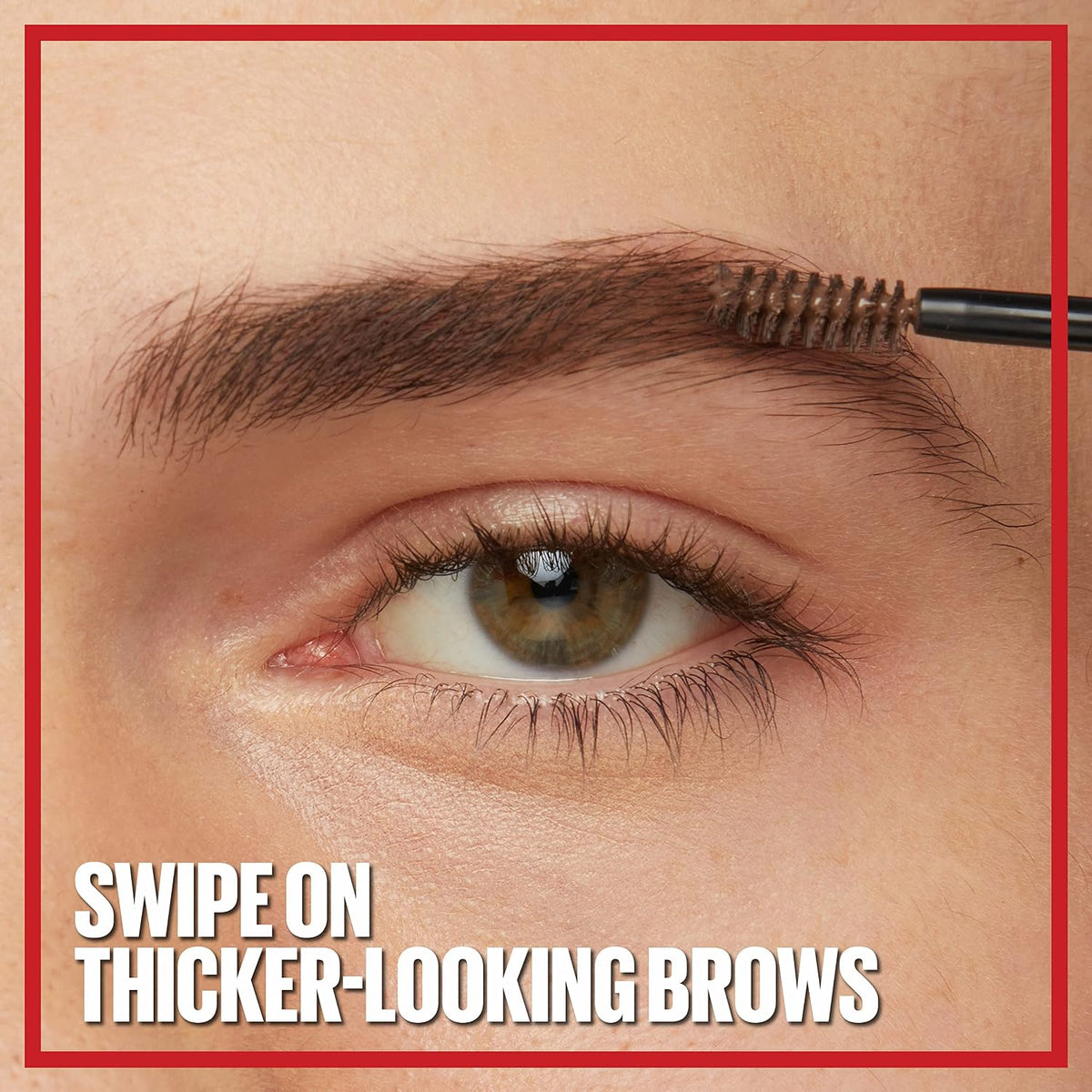 Maybelline brow gel packaging details and shade name