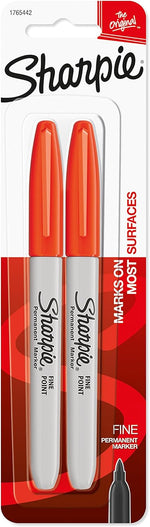 Close up of Sharpie marker fine point tip and barrel details