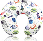 Purple Floral Nursing Pillow Cover, Breastfeeding Pillow Slipcover for Baby Boys & Girls, Nursing Pillow Case for Newborn, Soft Fabric Fits Snug On Infant, Washable & Breathable, Watercolor Flower - Image 15